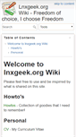 Mobile Screenshot of lnxgeek.org