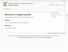 Tablet Screenshot of lnxgeek.org